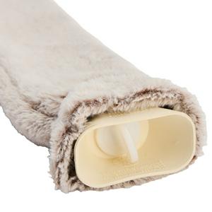 Habitat 2.2L Hot Water Bottle with White Faux Fur Cover - gallery image 4