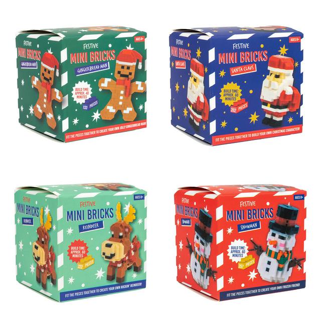 Santa Claus Block Toy Santa Claus Building Brick Block Puzzle Heart ...