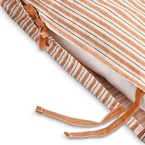 Habitat Timeless Textured Stripe with Ties Rust Bedding Set - gallery image 3