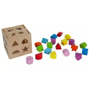 Chad Valley PlaySmart Wooden Shape Sorter - gallery image 4