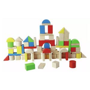 Chad Valley PlaySmart Wooden Block Set - 80 Pieces - gallery image 3