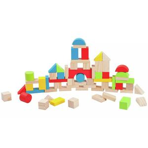 Chad Valley PlaySmart Wooden Block Set - 80 Pieces - gallery image 4