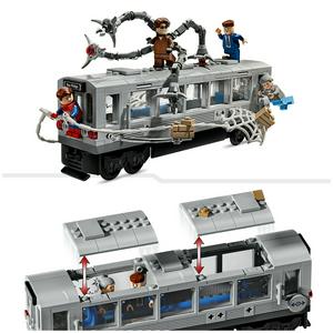 Lego Marvel Spider-Man vs Doc Ock Subway Train Scene Building Set 76321 - gallery image 3