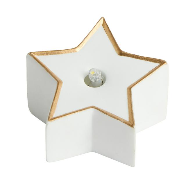 Sainsbury's Home Wax LED Tea Light - White - gallery image 1