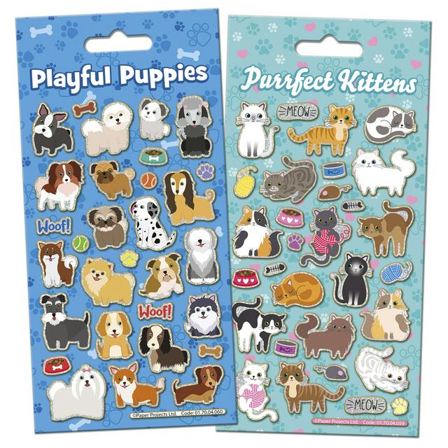 Paper Projects Puppies & Kittens Stickers - gallery image 1