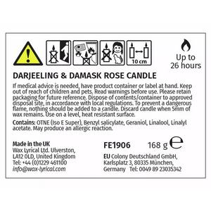 Wax Lyrical Fired Earth Ceramic Candle - Darjeeling & Damask Rose - gallery image 4