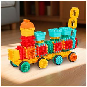 Chad Valley Bristle Blocks Set - gallery image 5