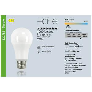 Home Led Standard 75w Es 2 Pack - gallery image 4