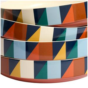 Habitat Geo Cube Print Pasta Bowl - gallery image 4