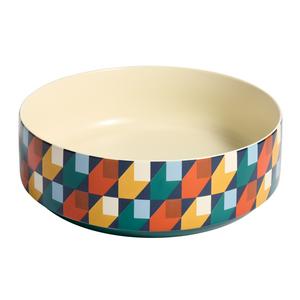 Habitat Geo Cube Print Serve Bowl