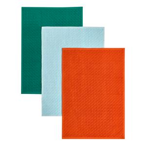 Habitat Pack of 3 Geo Cube Terry Teatowels