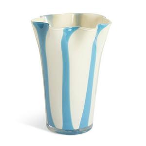 Habitat Milk Glass Handkerchief Red Stripe