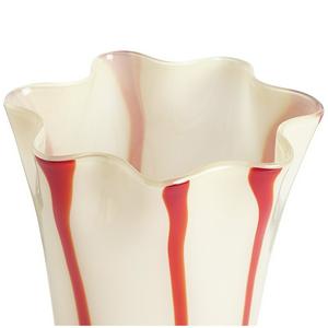 Habitat Milk Glass Handkerchief Red Stripe - gallery image 3