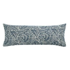 Sainsbury's Home Lino Floral Lumbar Cushion - Navy - 30x80
