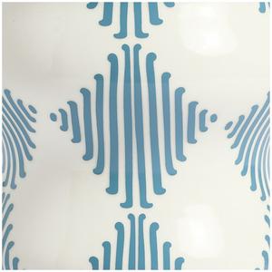 Habitat Harlequin Ceramic Flared Vase - Blue - gallery image 2