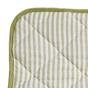 Habitat Yarn Dye Striped Bedding Set  - Olive Green - gallery image 3