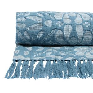 Habitat Folk Floral Throw - 125x150 - gallery image 4