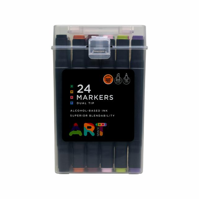 ArtSpace Pack of 24 Dual Markers
