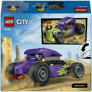 LEGO City Hot Rod Race Car Toy & Minifigure 60485 - gallery image 5