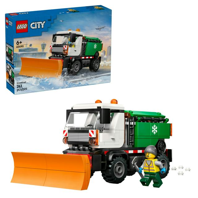 LEGO City Snowplough Truck Toy Building Set 60490 - gallery image 1