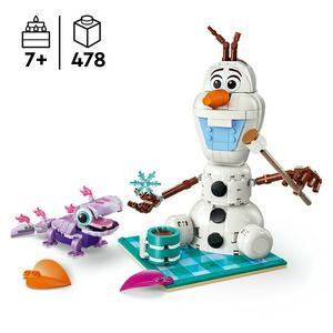 LEGO Disney Frozen Olaf & Bruni’s Picnic Fun Building Toy 43287 - gallery image 2