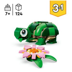 LEGO Creator 3 in 1 Turtle With a Water Lily Flower 31377 - gallery image 2