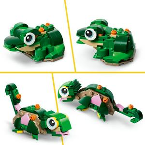 LEGO Creator 3 in 1 Turtle With a Water Lily Flower 31377 - gallery image 4