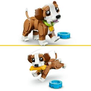 LEGO Creator 3 in 1 Cute Animals Playful Puppy Dog Building Toy 31382 - gallery image 3