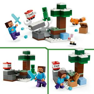 Lego Minecraft Steve’s Taiga Adventure Toy 21583 - gallery image 3