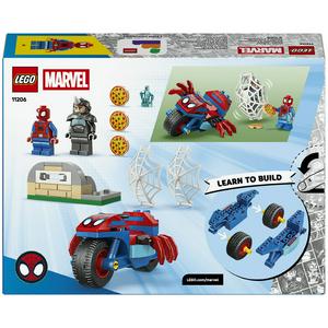 LEGO Marvel Spidey on his Motorcycle vs. Rhino Building Toy 11206 - gallery image 5