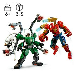 LEGO Marvel Mech Battle Spider-Man vs. Doc Ock Building Toy 76338 - gallery image 2