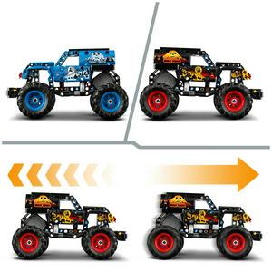 LEGO Technic Monster Jam Grave Digger Fire & Ice Truck Toy 42219 - gallery image 4