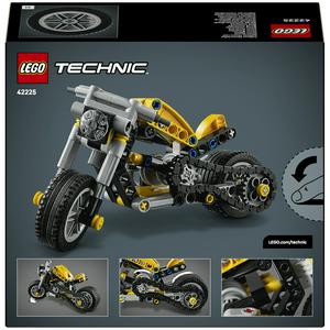 LEGO Technic Yellow Motorbike Toy Model Kit 42225 - gallery image 5