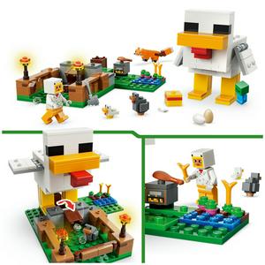 LEGO Minecraft Chicken Farm Gaming Toy 21585 - gallery image 3