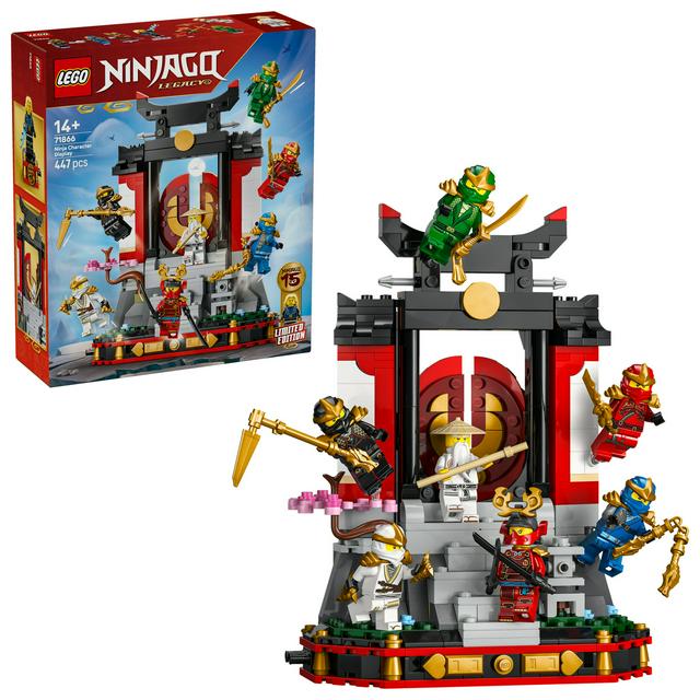 Lego Ninjago Ninja Character Display 15th Anniversary Building Set 71866 - gallery image 1