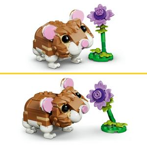 LEGO Creator 3 in 1 Cute Hamster With a Flower 31376 - gallery image 3