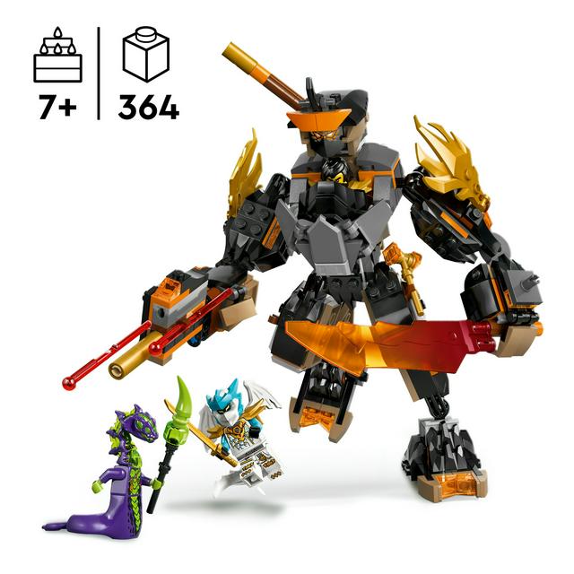 LEGO Ninjago Cole's Mission Mech & Dragon Zane Toy 71854 | Sainsbury's