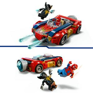 LEGO Marvel Spider-Man Car vs. Venomized Wolverine Building Toy 76336 - gallery image 3