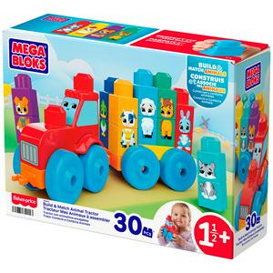 Mega Bloks Build & Match Animal Tractor Building Toy