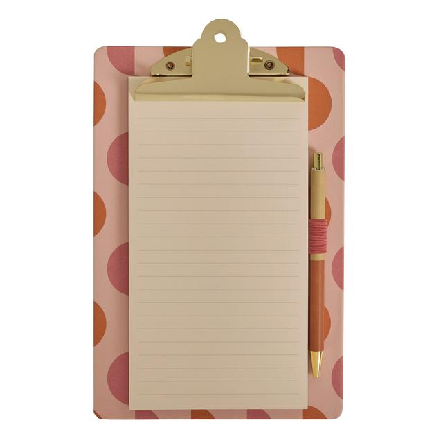 Sainsbury's Home Bold Pattern To Do List & Pen - gallery image 1