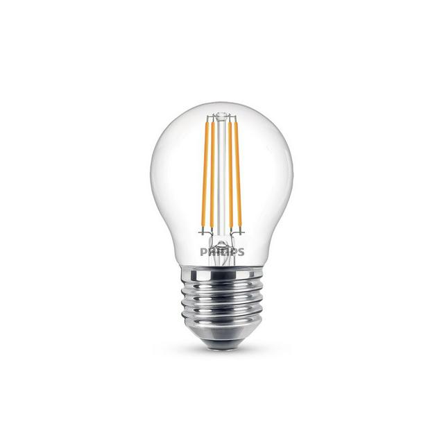 Philips LED E27 P45 Warm White Light Bulb - 40w - gallery image 1
