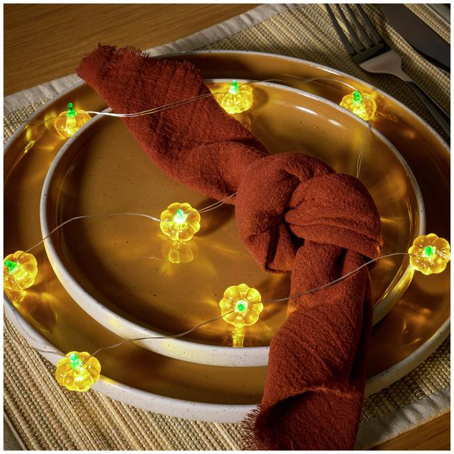 Sainsbury's Home Pumpkin String Lights - gallery image 1