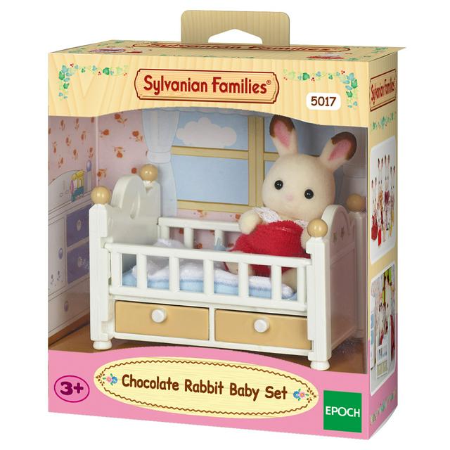 Sylvanian Families Chocolate Rabbit Baby Set - gallery image 1