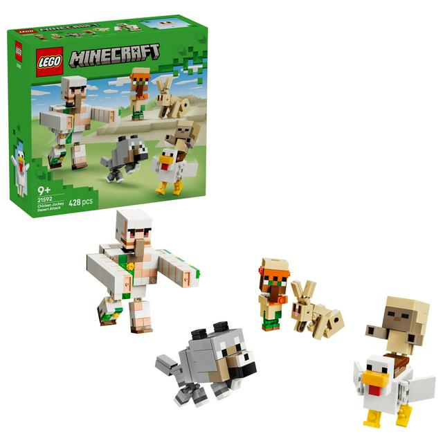 Lego Minecraft Chicken Jockey Desert Attack Figures 21592 - gallery image 1