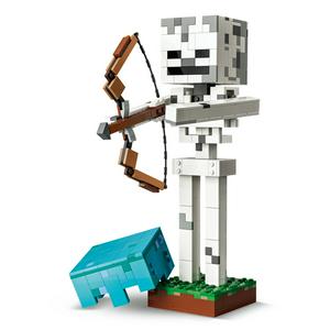 Lego Minecraft The Skeleton Figure Toy 21594 - gallery image 3