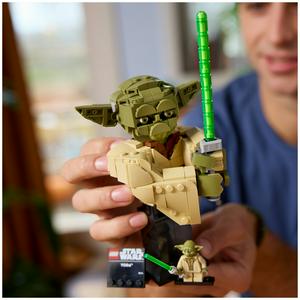 Lego Star Wars Yoda Bust Model Kit Building Kit For Adults 75438 - gallery image 4