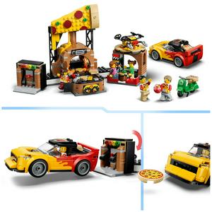 Lego City Pizza Delivery Experience With Vehicles Playset 60496 - gallery image 3