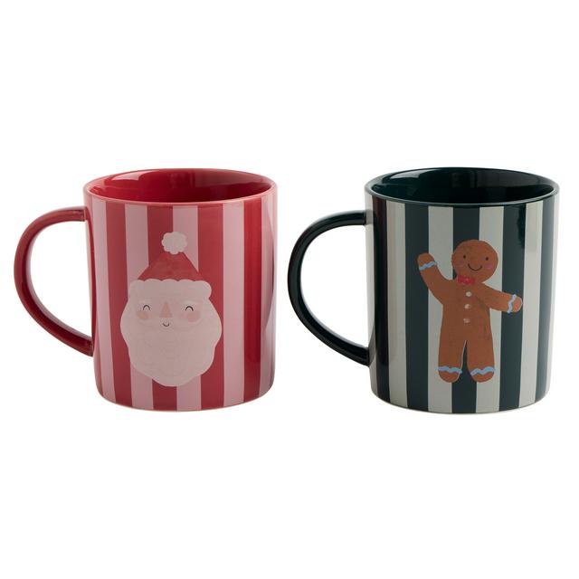 Sainsbury's Home Novelty Character Stripe Mug Assortment - gallery image 1