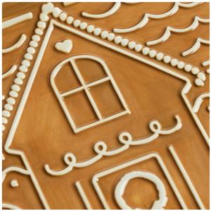 Sainsbury's Home Novelty Gingerbread House Shaped Plate - gallery image 3