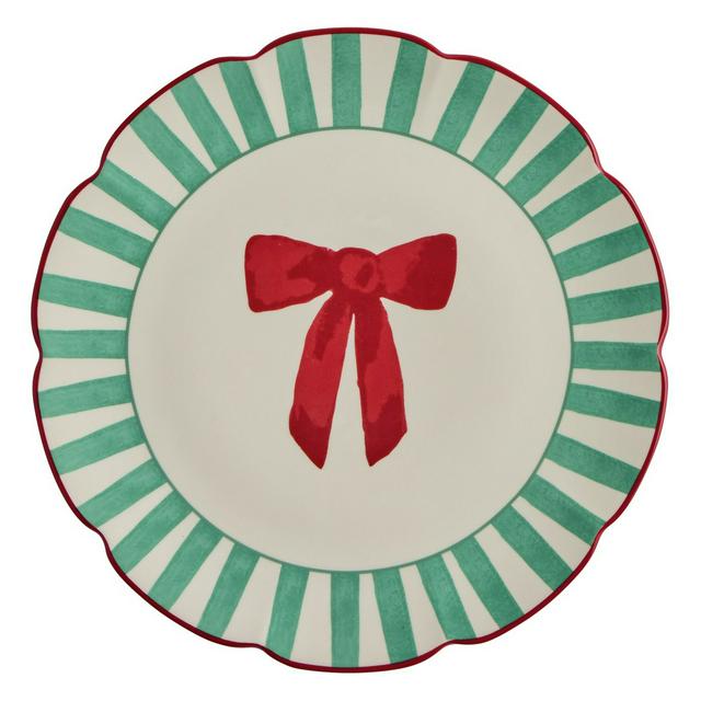 Sainsbury's Home Bows & Trees Dinner Plate - gallery image 1